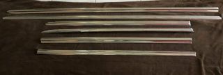 Vintage Trim Molding Chrome/stainless Steel - Complete Set For 1952 - 1954 Mercury