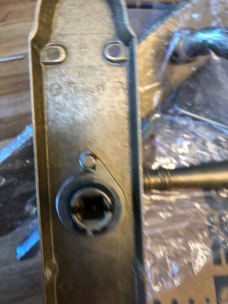antique brass lever door handles 2