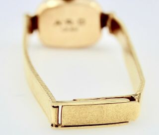 Vintage 14k Gold Tiffany & Co.  Watch With 18k Gold Band Concord Movement Women ' s 6