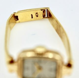 Vintage 14k Gold Tiffany & Co.  Watch With 18k Gold Band Concord Movement Women ' s 8