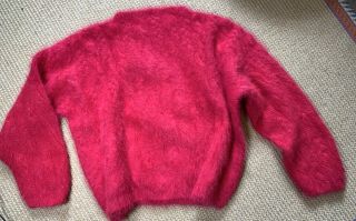 Vintage Patricia Roberts Handknit Angora Sweater Size L RARE 5