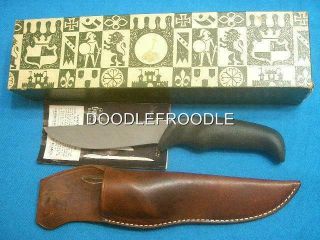 Vintage Gerber Usa " Magnum " Armorhide Hunting Skinning Knife Knives Bowie Sheath