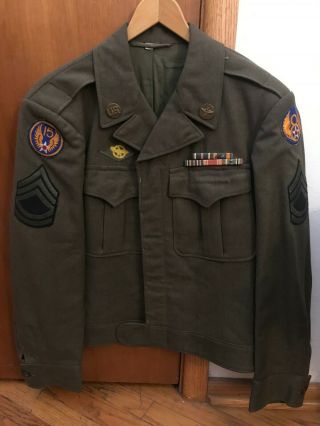 Us Army Wwii Uniform 8th Air Force Ribbons Sergeant