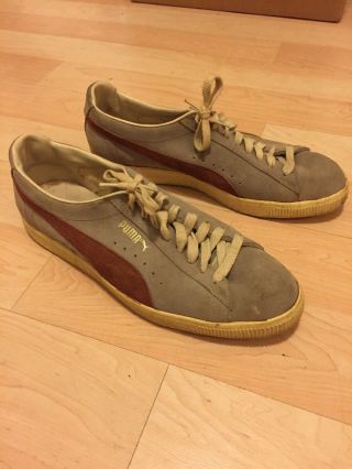 Puma Suede Vintage Made In Yugoslavia 1970s Ultra Rare Grey Us11.  5 First Release