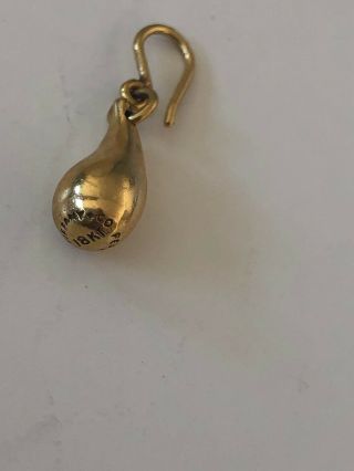 Single Tiffany & Co Elsa Peretti 18k Yellow Gold Teardrop Earring 3.  8 G No Scrap