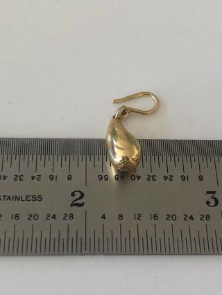 Single Tiffany & Co Elsa Peretti 18K Yellow Gold Teardrop Earring 3.  8 g No Scrap 4