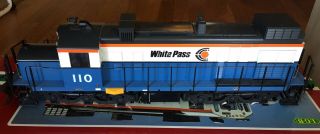 LGB 2055 Vintage White Pass Locomotive Train G Scale 110 w Box 3