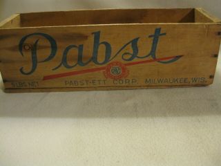 Vintage Pabst Wooden Cheese Box