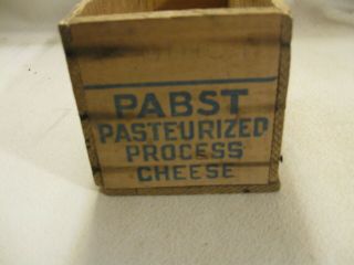 VINTAGE PABST WOODEN CHEESE BOX 2