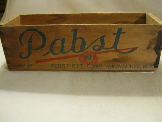 VINTAGE PABST WOODEN CHEESE BOX 3