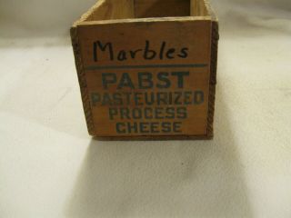 VINTAGE PABST WOODEN CHEESE BOX 4