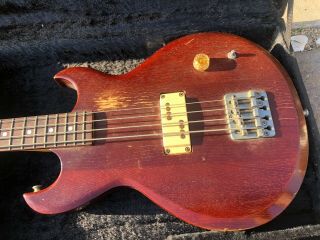 Vintage 1980 ' s Aria Pro II 2 cardinal series CSB - 300 electric bass W/ HSC 2