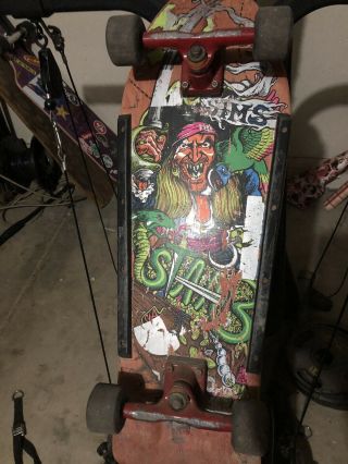 1987 Vintage Sims Kevin Staab Pirate Skateboard