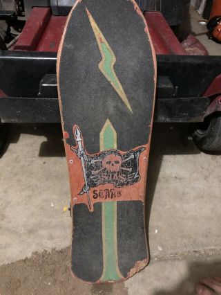 1987 Vintage Sims Kevin Staab Pirate Skateboard 2