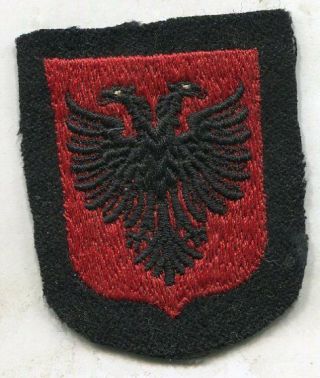 Wwii German Albania Patch Unissued Insignia From Estate