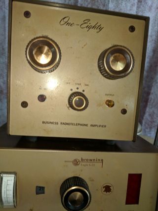 Vintage Browning Eagle S23 Transmitter Receiver CB Radio Base w/ampflier&D - 104 2