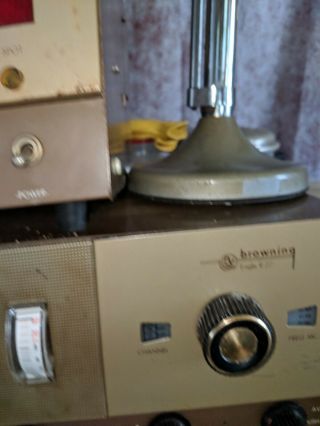 Vintage Browning Eagle S23 Transmitter Receiver CB Radio Base w/ampflier&D - 104 4