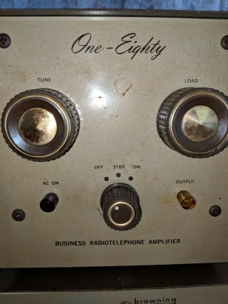 Vintage Browning Eagle S23 Transmitter Receiver CB Radio Base w/ampflier&D - 104 7