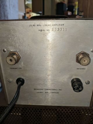Vintage Browning Eagle S23 Transmitter Receiver CB Radio Base w/ampflier&D - 104 8