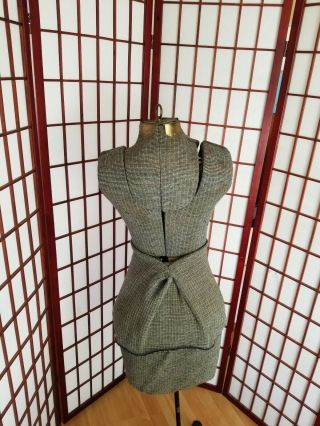 Vintage Adjustable Dress Form Mannequin - Female Torso ACME c.  1950 4