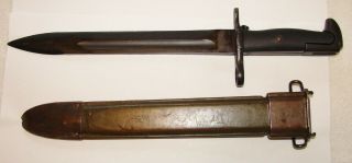 E - Us M1942 M1 Garand Bayonet 10 ,  E - Us Scabbard