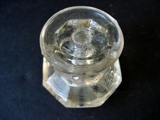 Early 1800 ' s Sandwich Glass Furniture KNOB antique door/drawer pull Q15 5