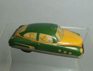 Rare Vintage Marx Tin Litho Friction car 2 3/4 inches It is a three weeler 3