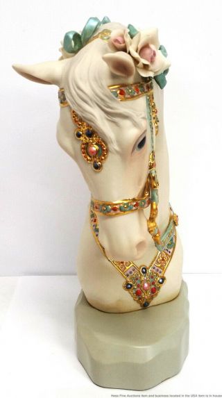 Vintage Cybis Limited Edition Satin Carousel Horse Porcelain Bust 4