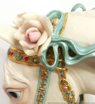 Vintage Cybis Limited Edition Satin Carousel Horse Porcelain Bust 8