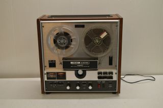 Vintage Teac A - 4070g Reel To Reel Player Sounds Good Bi - Directional