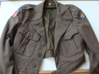 Vintage Ww2 Us Army Air Force Ike Jacket 5th Air Force Philippines 40r 1945/46