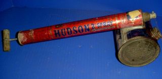 Vintage Hudson Bug Sprayer Old Fashioned Pump Duster 2 - Spray All