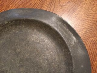 Antique 18th Century Pewter Plate Dish 7