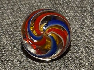 VINTAGE MARBLES EARLIER YELLOW SOLID CORE 5/8 
