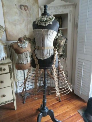 The Best Old Antique Skirt Hoop Cage Crinoline For Display Or Dress Form
