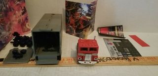 1984 VINTAGE G1 TRANSFORMERS AUTOBOT OPTIMUS PRIME AUTHENTIC Parts Decals BOX, 9