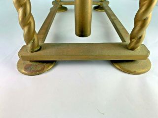 ANTIQUE RARE FIVE - NOTE RAILROAD/SHIP STANDING DINNER CHIME BRASS 5