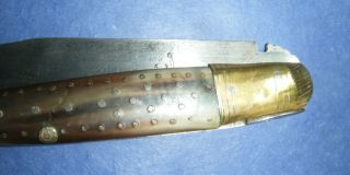 Antique big Spanish Navaja,  unmarked,  no knife,  sword,  dagger 11