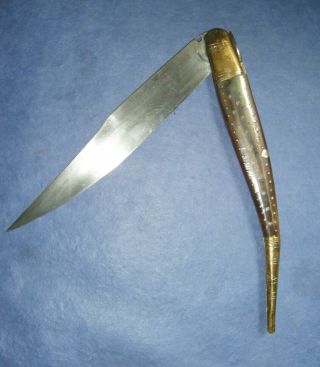 Antique big Spanish Navaja,  unmarked,  no knife,  sword,  dagger 3