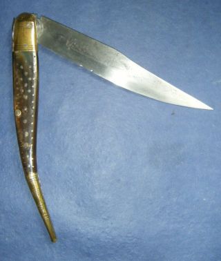 Antique big Spanish Navaja,  unmarked,  no knife,  sword,  dagger 4