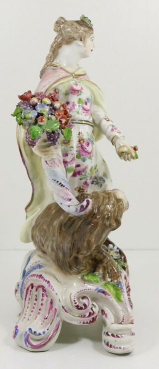 Fine Antique British Bow Porcelain Figure of Ceres 4