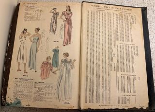 Rare Vintage VOGUE Counter Sewing Pattern Book July 1949 7