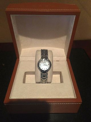 Ebel Beluga E9157421 Ladies Stainless Steel Mother - Of - Pearl Diamond Dial Watch