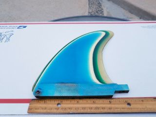 Vintage 1970s Rainbow Surfboard Fin 2