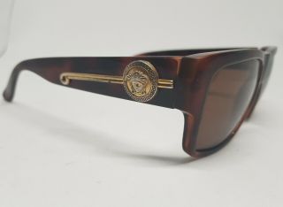 GIANNI VERSACE 372 DM COL 852 BK Vintage Sonnennrille Havanna Blonde Sunglasses 2