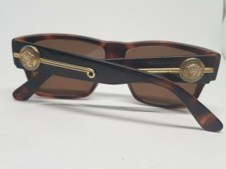 GIANNI VERSACE 372 DM COL 852 BK Vintage Sonnennrille Havanna Blonde Sunglasses 5