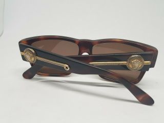 GIANNI VERSACE 372 DM COL 852 BK Vintage Sonnennrille Havanna Blonde Sunglasses 8