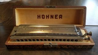Vintage Hohner Custom Harmonica