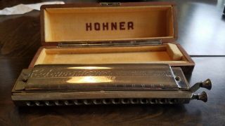 Vintage Hohner Custom Harmonica 2