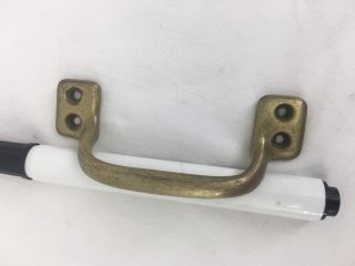 Vintage Brass Door Drawer Cabinet Bar Pull Handle Salvage 2